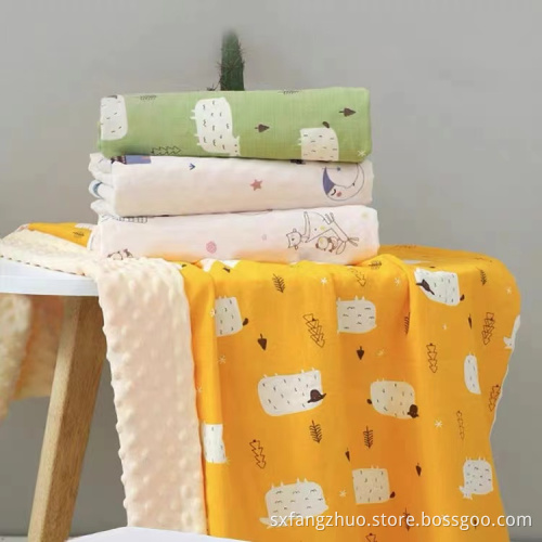 100% Polyester Maschine Gemütliches minkiges Baby gestrickter Decke